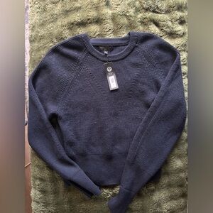 Banana Republic Navy Merino Wool Sweater NWT